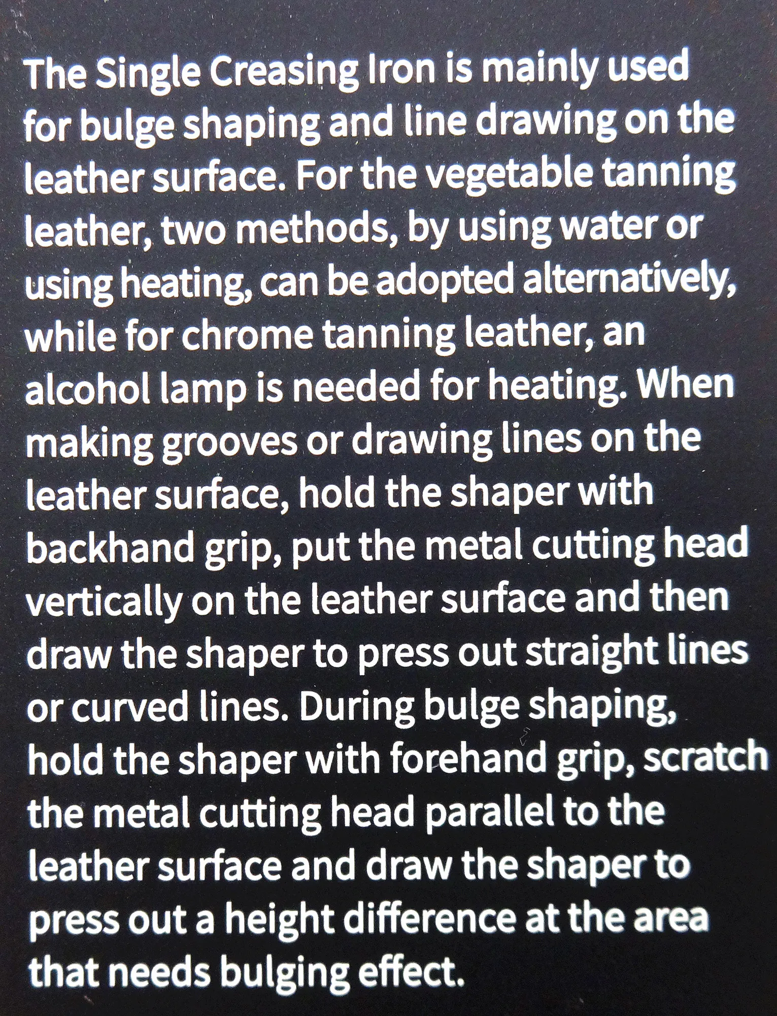 Изделия из кожи тонкие биговки железа лак блеска под давлением по сниженным