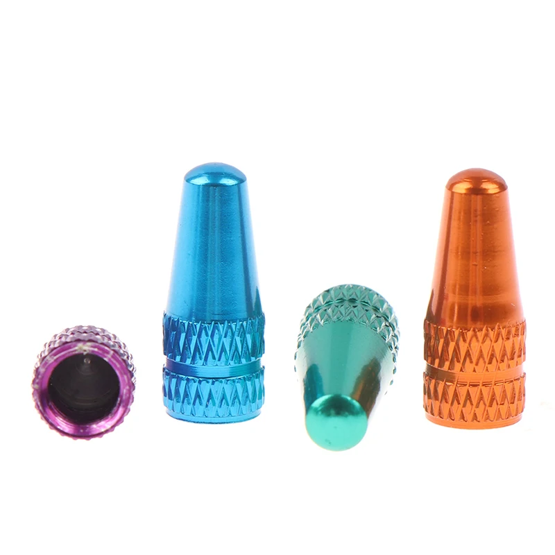 Бескамерный колпачок для велосипеда из алюминиевого сплава колес 4 шт. на клапан