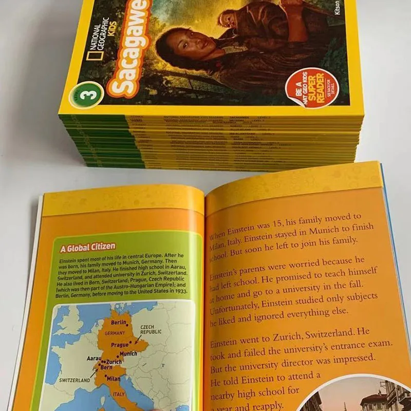 

131 books English picture book National Geographic Kids pre level 1-3 be a NAT GEO kids super reader child popular science book