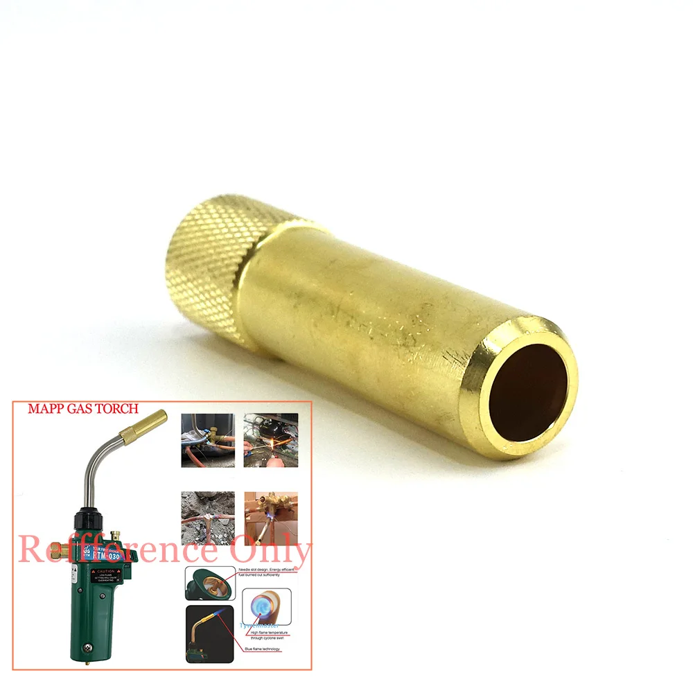 Gas Welding Torch Nozzle HVAC Plumbing Self Ignition Turbo Propane Brazing Accessories MAPP Torch Head Nozzle Tip