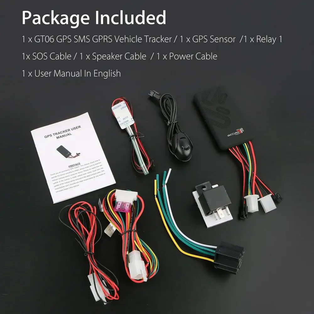 GT06 GSM/GPRS/gps/LBS gps приемник в режиме реального времени GSM GPRS отслеживающее устройство для автомобиля Мотоцикл Велосипед