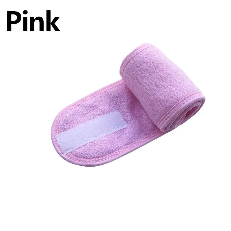 

Women Adjustable Makeup Toweling Hair Wrap Head Band Soft Salon SPA Facial Headband Hairband hair accessories Bowknot Hairbands