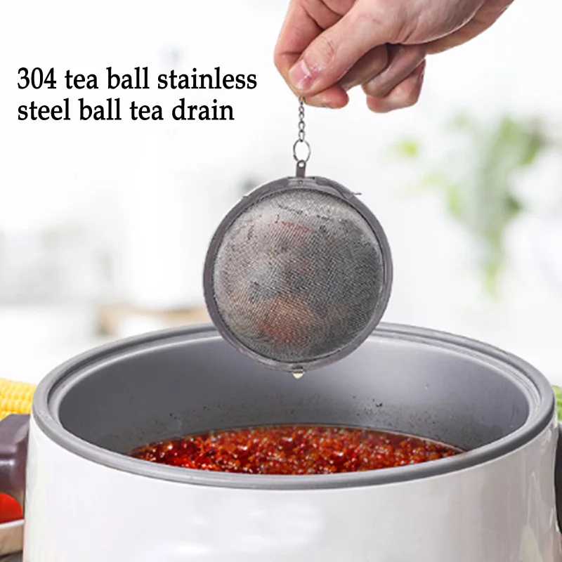 

Stainless Steel Tea Infuser Sphere Locking Spice Tea Ball Bag Tea Strainers Mesh Infuser Tea Filter Strainer Kitchen Accessories