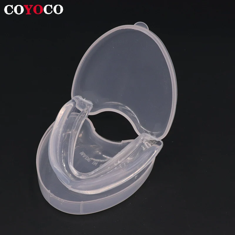 

1 Pcs Sports Mouth Guard EVA Tooth Protector Brace Night Mouth Tray for Boxing Basketball Rugby Karate Free Shaping