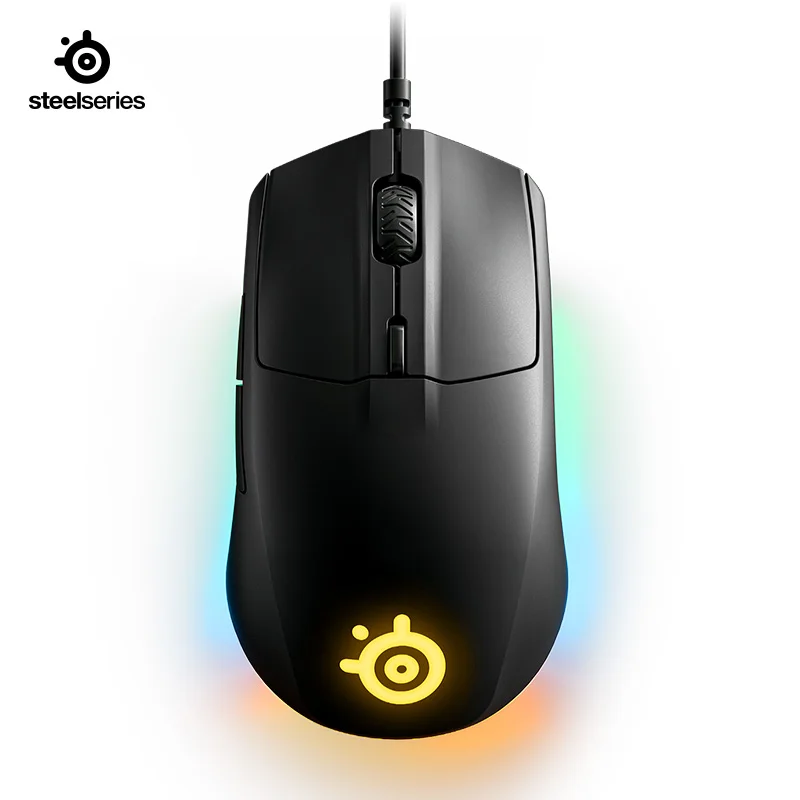 

New steelseries Rival 3 Gaming Mouse 8,500 CPI Prism RGB Lighting Effects Lightweight Mouse Gaming Wired Mouse