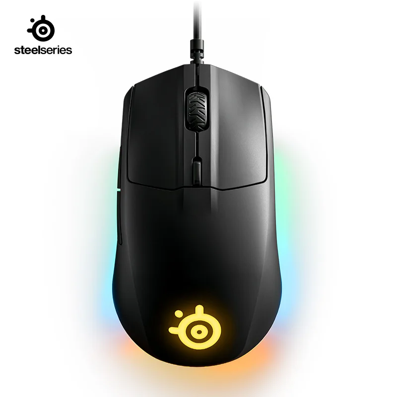Новинка игровая мышь steelseries Rival 3 8500 ИК призма RGB световые эффекты легкая проводная