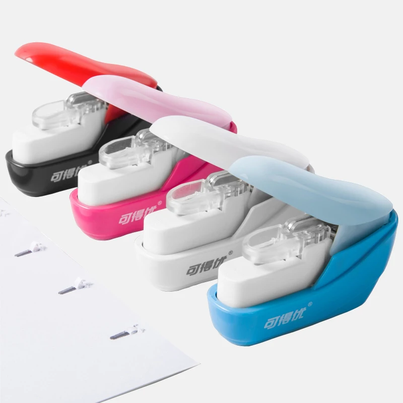 Сшивание бумаги скобами степлер без штапельного Степлер No Nails не сшиваются