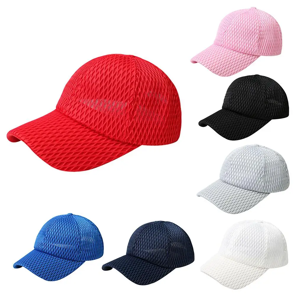 Летняя бейсболка с отверстием для конского хвоста уличная Регулируемая сетчатая