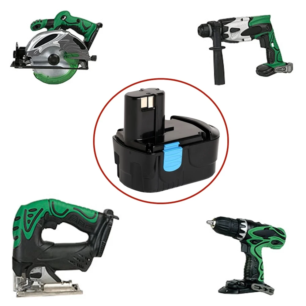 

Latest Upgrade 18V 12.8Ah Power Tool Battery for Hitachi Power Tool Screwdriver Drill: EB1820 EB1812 EB1830H EB1833X EB18B