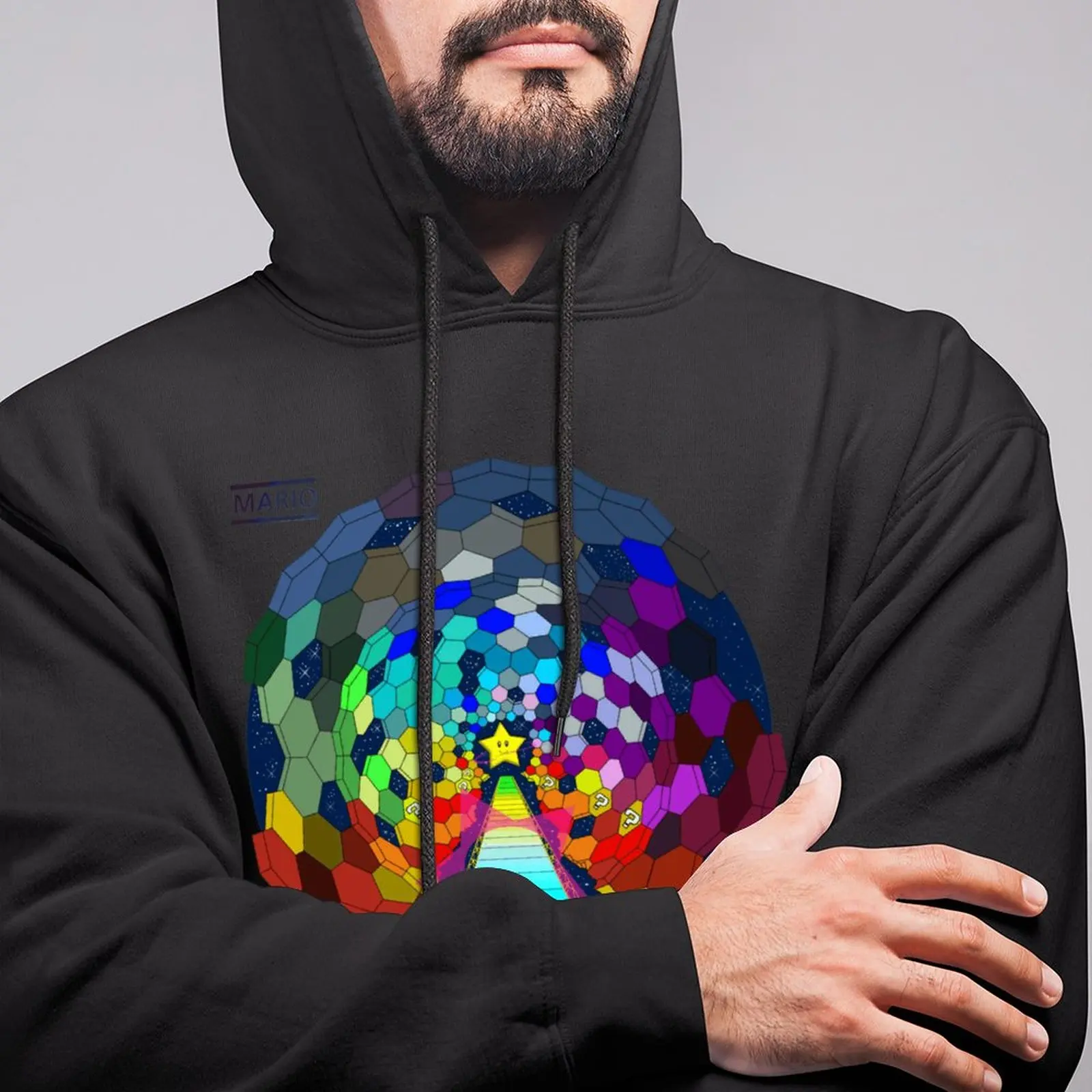 Толстовка Muse радужная дорога Свободные теплые толстовки красивые длинные