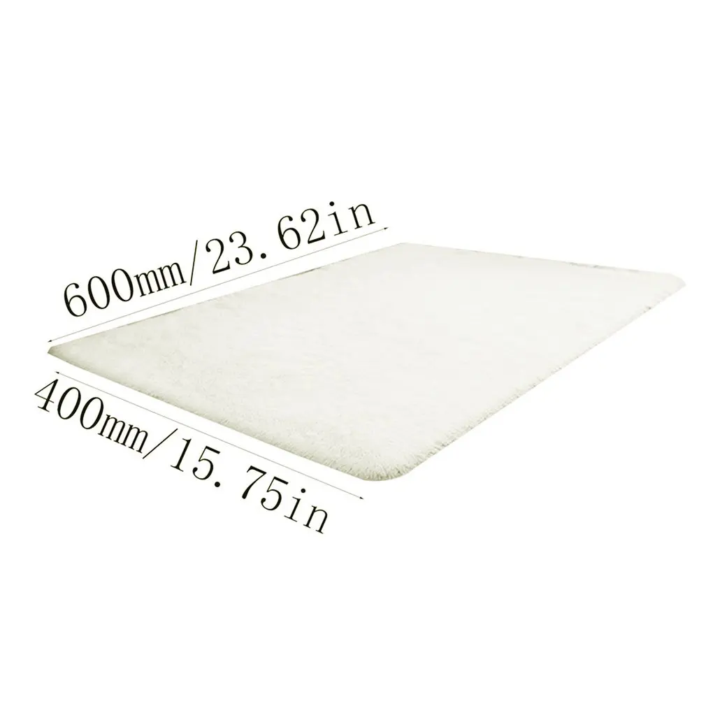 

Super Soft Wool Rug Indoor Carpet Modern Living Room 50CM* 80CM Rugs Bedroom Carpet Floor Mat Gray Baby Nursery Rug Children
