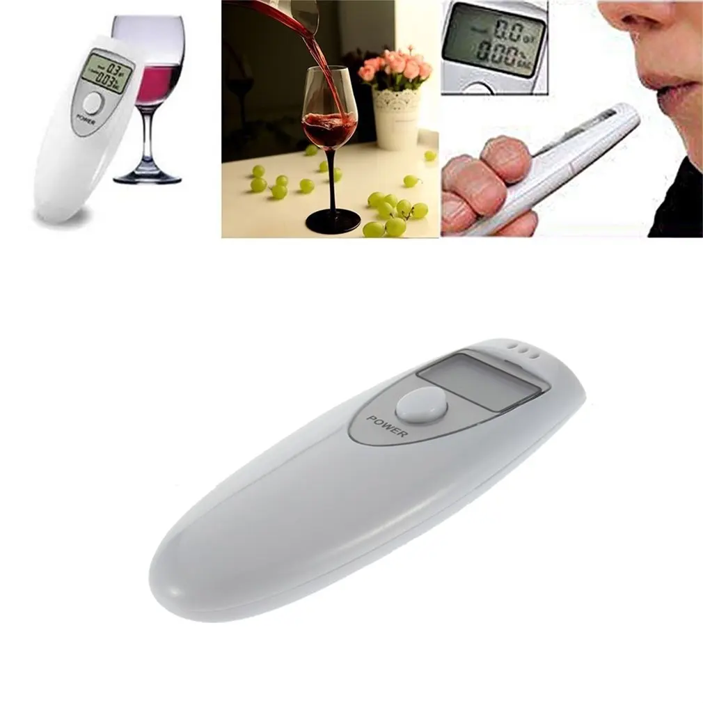 

1Pc Digital Breath Alcohol Tester Mini LCD Digital Breathalyzer Professional Alcohol Breath Analyzer PFT-641