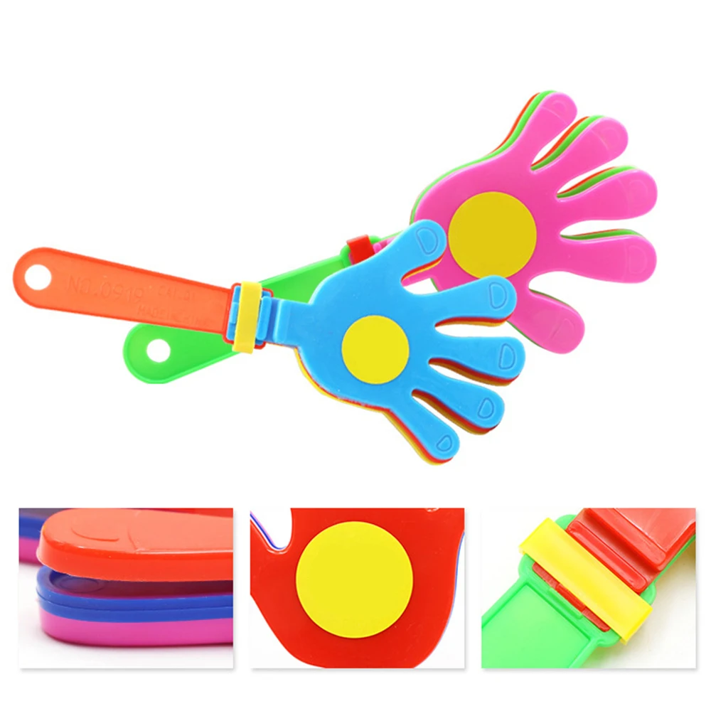 

Clapping the palm plastic hand clapping and appling the props