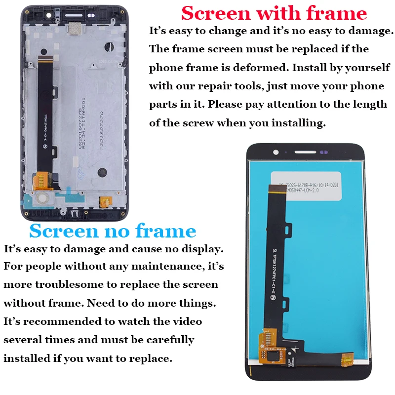 5 0 ''для huawei Honor 4C Pro TIT-L01 ЖК-дисплей сенсорный экран с рамкой дигитайзер сборка