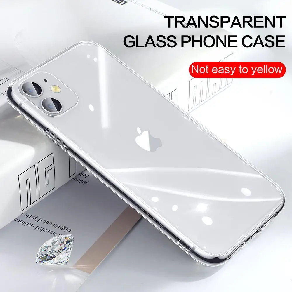 Чехол для телефона SmartDevil с гальваническим покрытием iPhone 11 Pro Max закаленное стекло