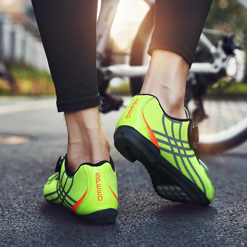 

Unisex Outdoor Casual Sport Non-locking Mountain Bike Sneakers MTB Cycling Shoes Men Women Breathable Tourism Bicycle Sneaker