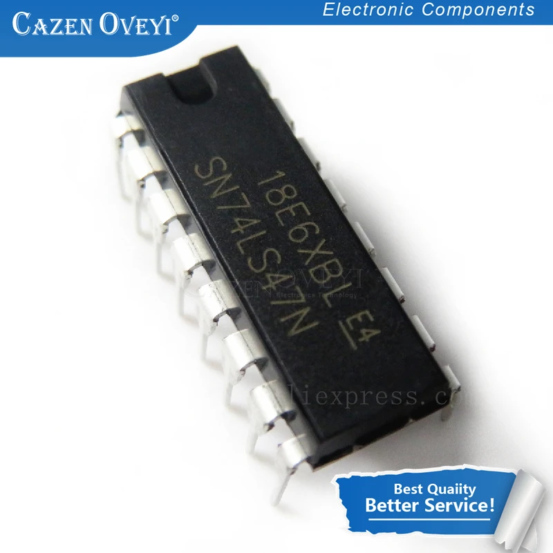 

10pcs/lot SN74LS47N 74LS47 DIP-16 100% new original In Stock