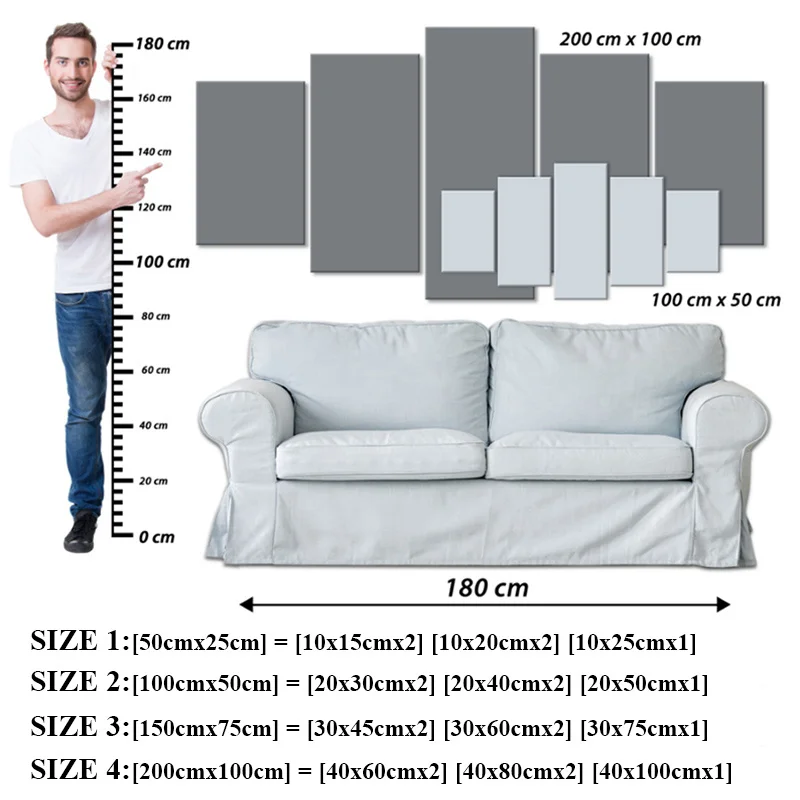 Современный минималистичный художественный печатный плакат холст искусство 5
