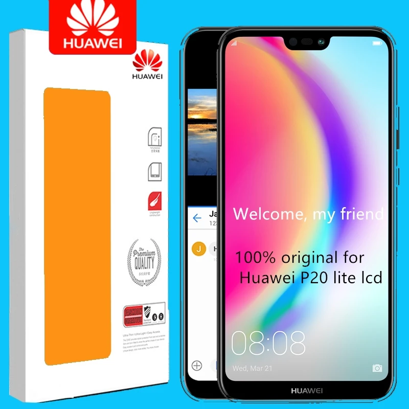 5,84 ''ЖК-дисплей с рамкой для huawei P20 Lite Nova 3e ЖК-дисплей кодирующий преобразователь сенсорного экрана в сборе ANE-LX1 ANE-LX3