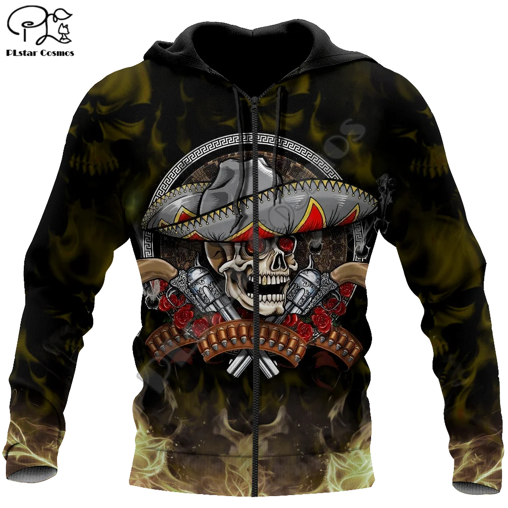 

PLstar Cosmos 3DPrint Summer Newfashion Mexico Skull Art Fire Harajuku Streetwear Unisex Men/Women Funny Hoodies/Sweatshirt/Zip