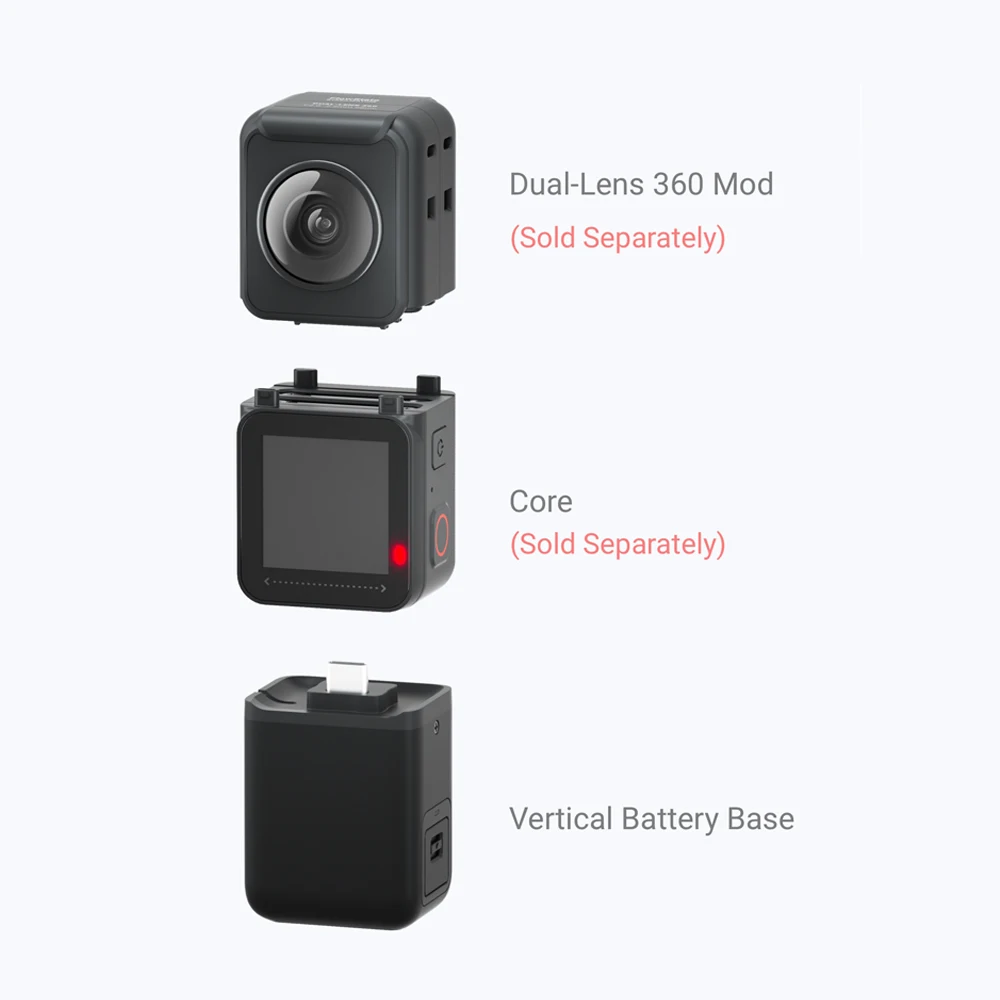 Insta360 ONER Vertical Battery Base &amp Bumper Case Action Camera Accessories Fall protetion for Waterproof Sport Cam | Электроника