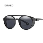 Солнцезащитные очки в стиле ретро UV400 для мужчин и женщин, круглые дизайнерские металлические солнечные, в стиле стимпанк, с защитой от ультрафиолета