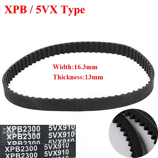 XPB2218/5VX875 XPB2200/5VX870 16 3 мм Ширина 13 толщина резиновый зуб Wegde необработанный край Gogged