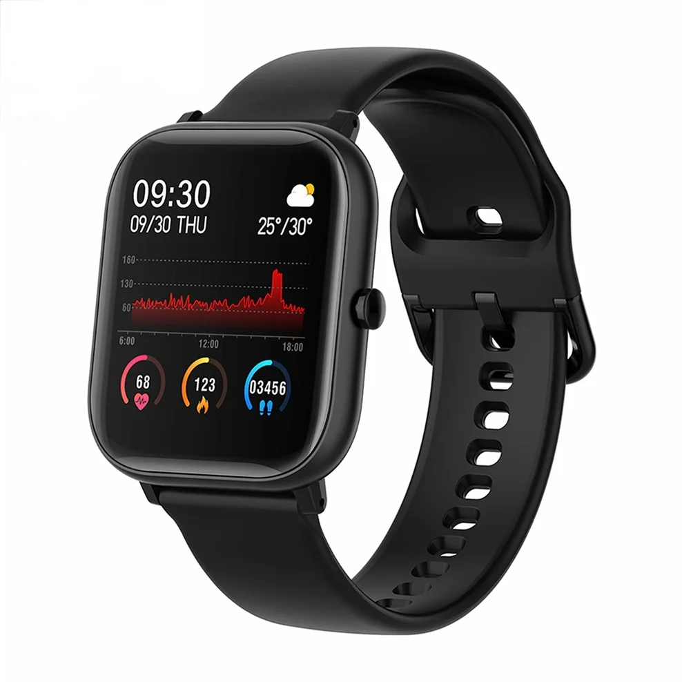 

Умные часы SQR P8 SE для мужчин и женщин, фитнес-трекер с сенсорным экраном 1,4 дюйма, водонепроницаемый Ip67, пульсометр для iOS и Android