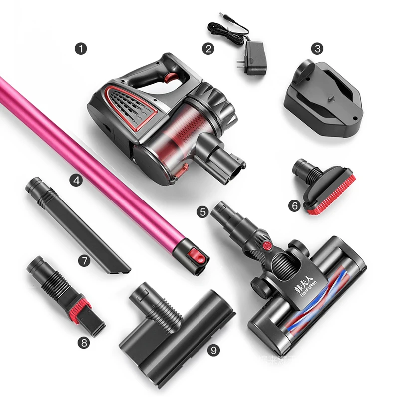 Ручной беспроводной пылесос 10 кПа вакуумный съемный для бытовой