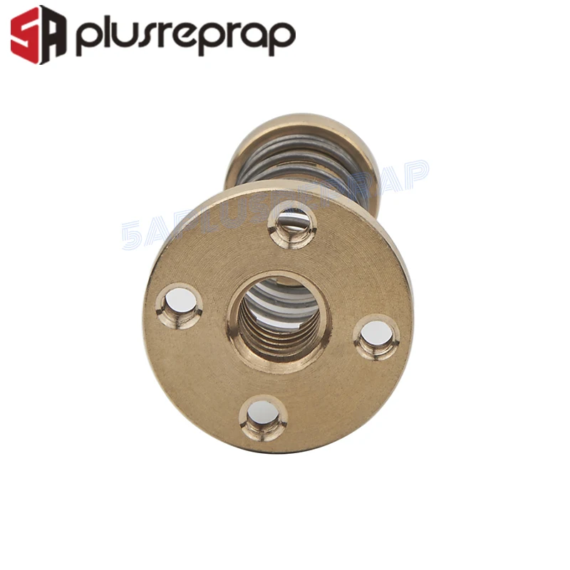 Противоударная пружинная гайка T8 с резьбой M3 устраняющая зазор для 8 мм Acme