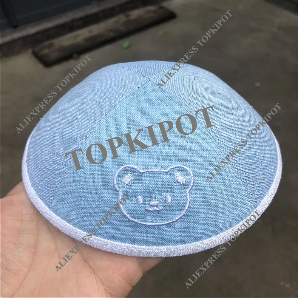 Льняной кипот, киппот, КИППА колпачки, ярмункс, CIPA, свадебные иудейские шапки