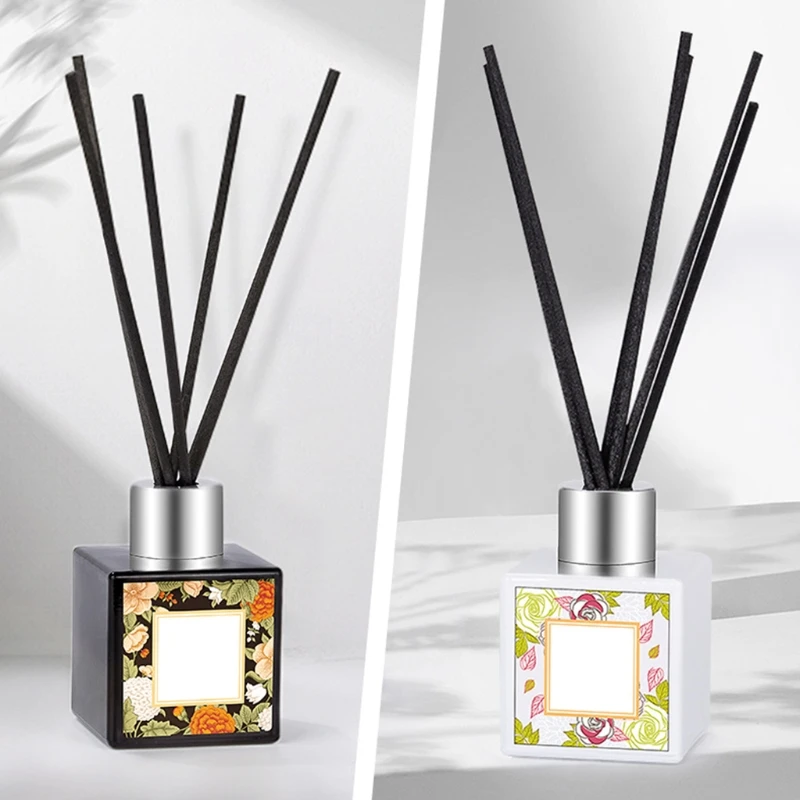 

50ml Reed Diffuser Set Scented Sticks Room Freshener Essential Oil Home Office Decor Room Fragrance