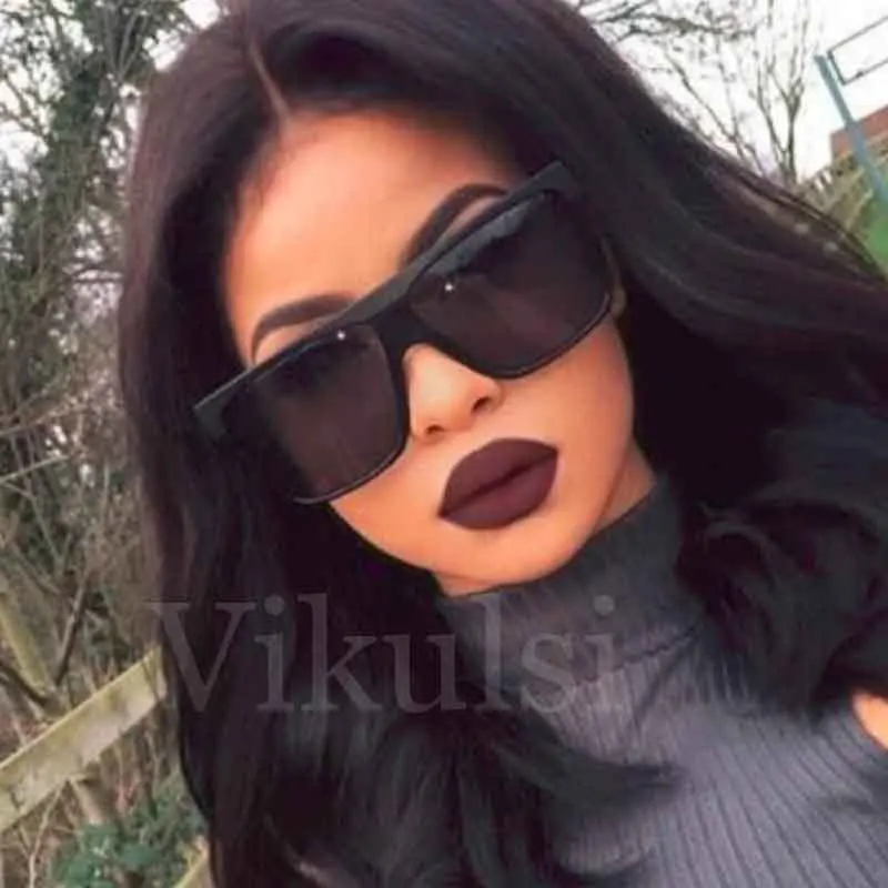 Солнцезащитные очки в ретро стиле женские цельные брендовые дизайнерские