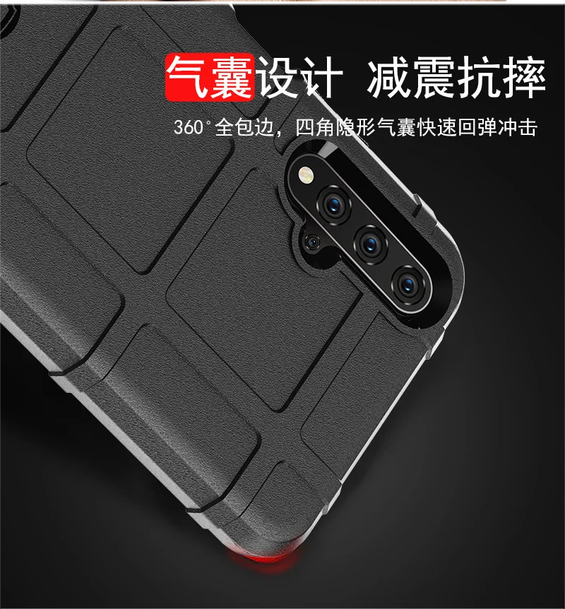 For Huawei Honor 20S Case Cover Rugged Armor Shockproof 20 Pro Nova 5t pro Soft Silicon | Мобильные телефоны и аксессуары