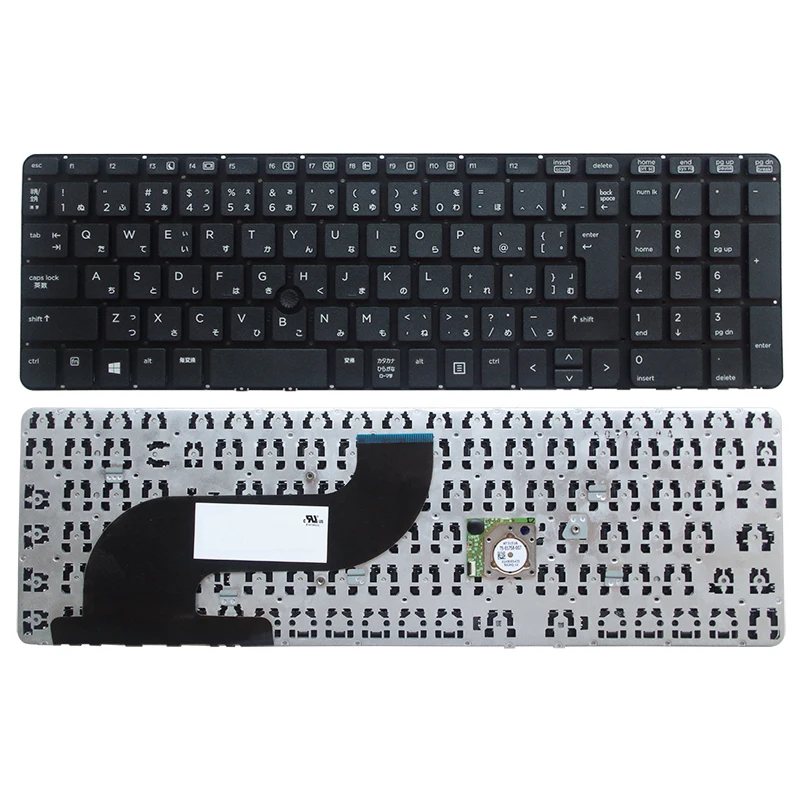 Новая черная клавиатура JP для HP ProBook 650 G1 655 738697-001 без рамки Японская Клавиатура