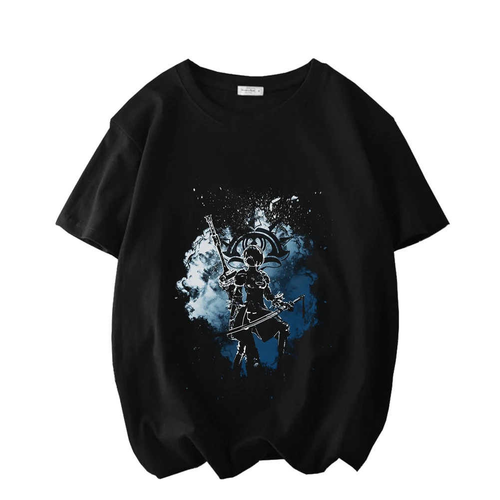 

HERO Soul Print T-Shirts Summer Graphic Tees Funny Shirts For Men Modal T-Shirts Loose Crew Neck Short Sleeve Tops DIY Gift