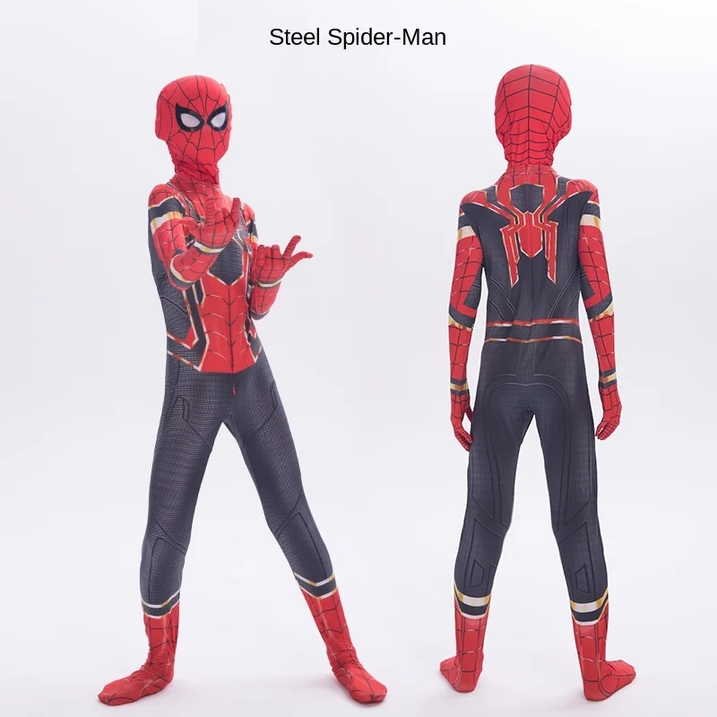 spiderman childrens costume toys for kid superhero christmas party halloween cosplay costume fancy dress bodysuit suit clothing free global shipping