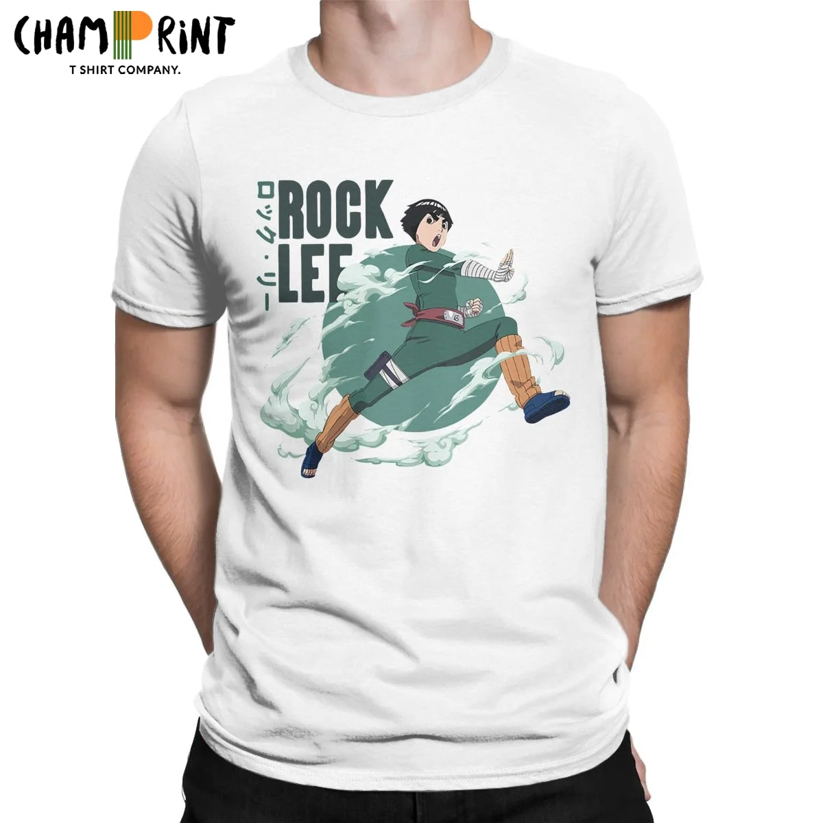 

Мужские футболки Rock Lee Drunken Master, Забавные футболки с коротким рукавом и круглым вырезом, футболки из чистого хлопка