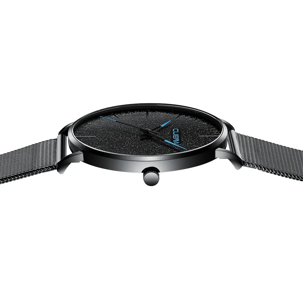 

relogio masculino Fashion Casual Simple Men's Watches Stainless Steel Mesh Band Watch Men Quartz Wristwatches reloj hombre