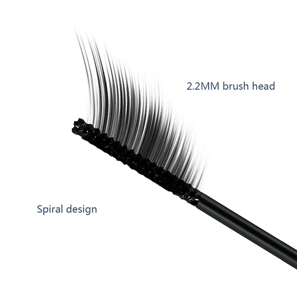 Профессиональная супертонкая тушь для ресниц макияж моющаяся без шелушек черный