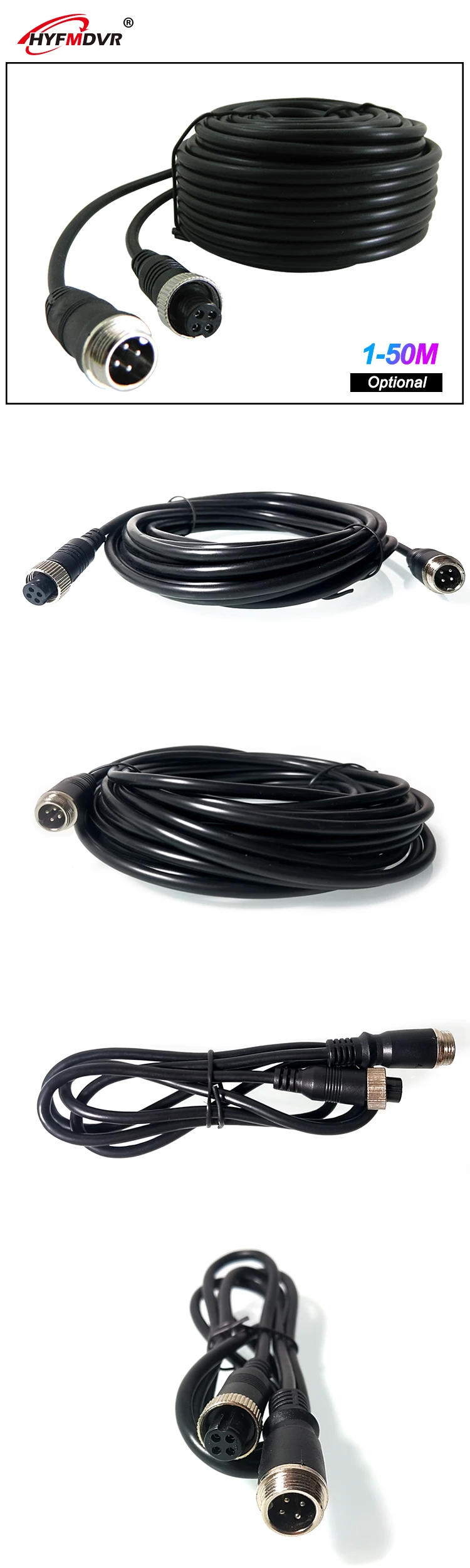 HYFMDVR 4P авиационная головка Пылезащитная Защита от солнца и дождя высокое качество чистая медная Камера Удлинитель кабель