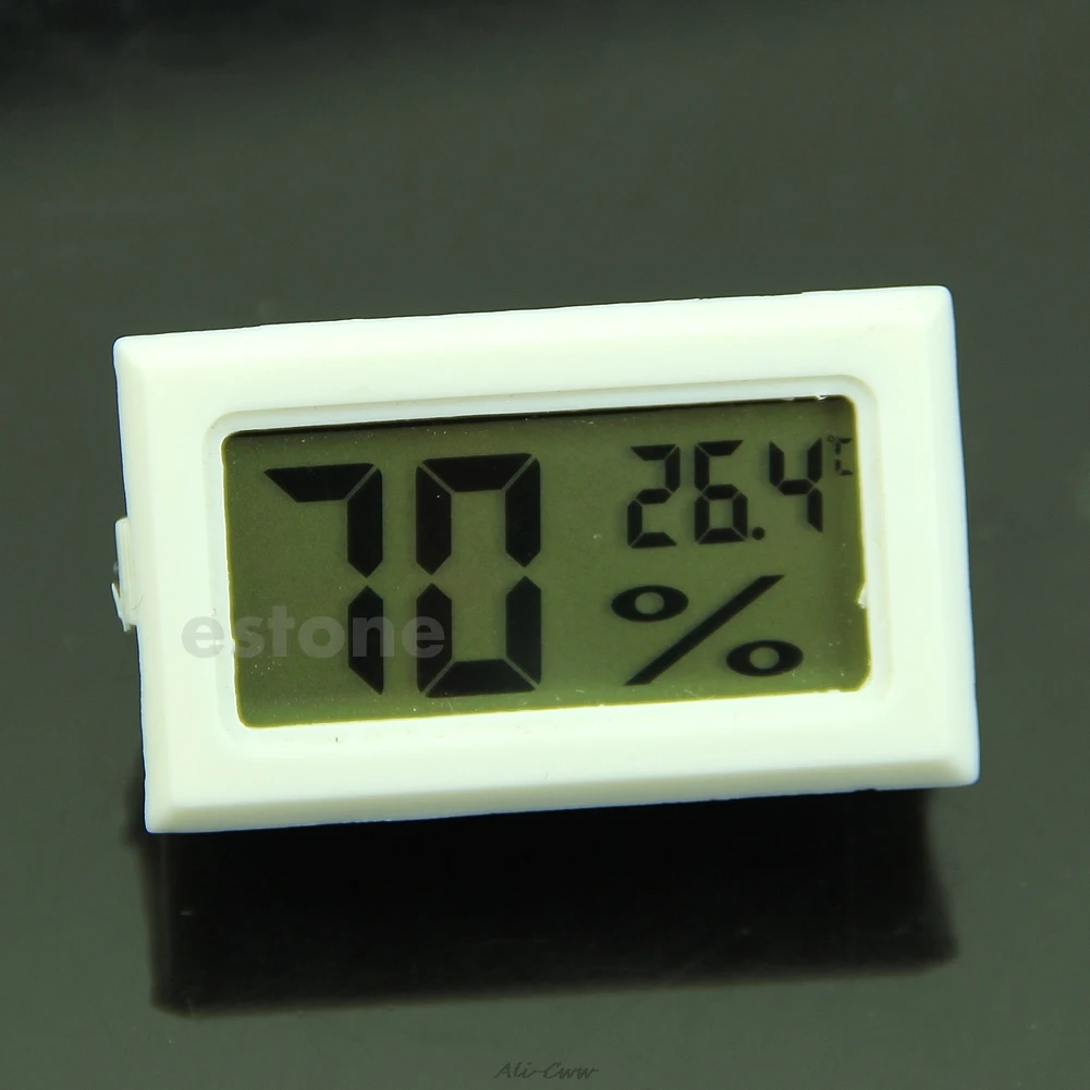

Hygrometer Thermometer Digital LCD Temperature Humidity Meter 10%~99%RH