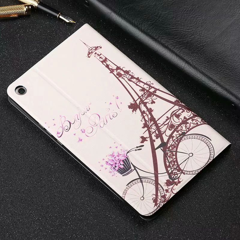 Флип-Стенд кожаный чехол Funda Capa чехол для huawei MediaPad M5 Lite 8,0 T5 8 JDN2-W09/AL00 почтовый ящик 5 " Coque Shell+ пленка+ ручка