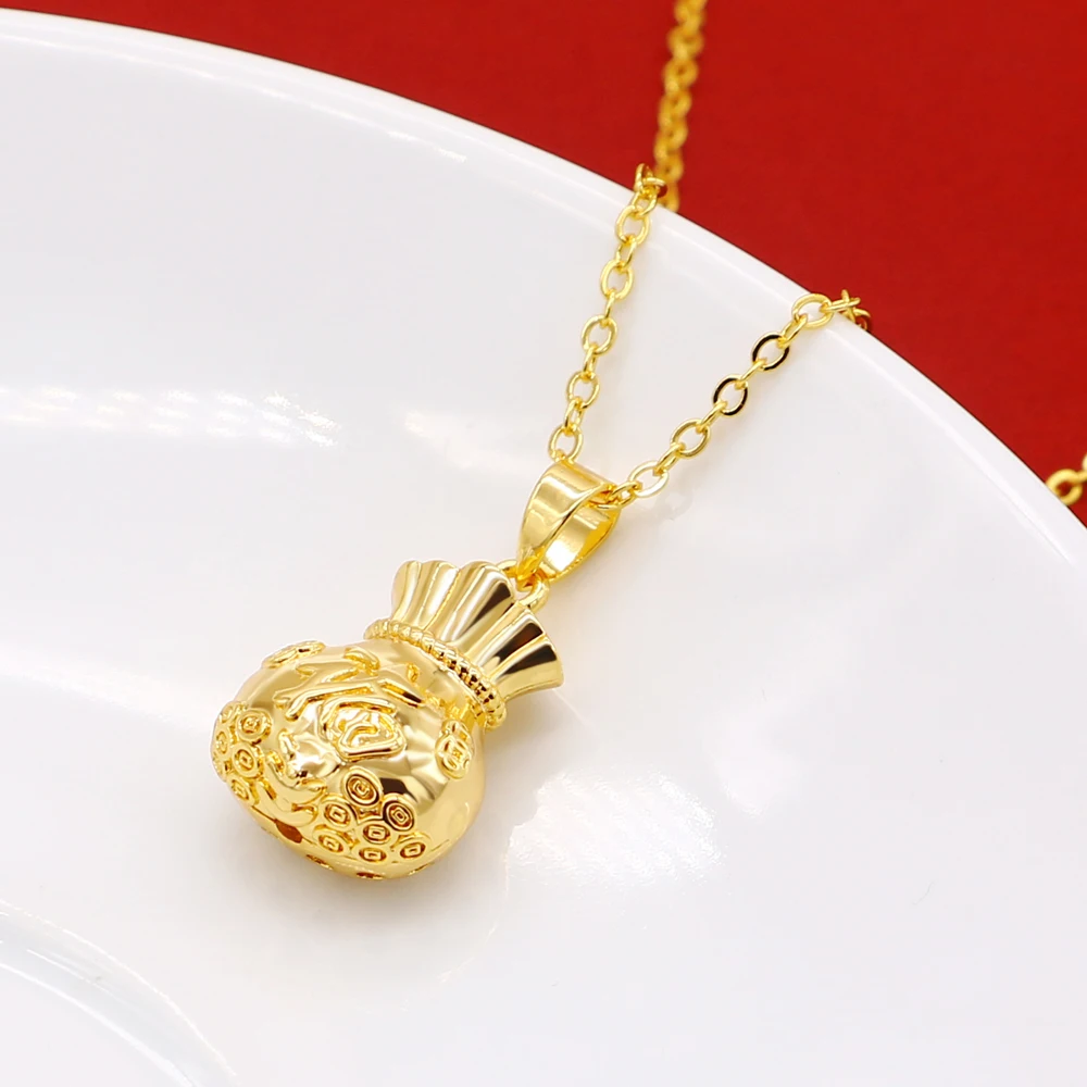 Милое ожерелье с подвеской в виде сумки для денег Женская одежда и аксессуары