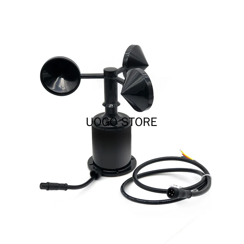 

Модуль датчика скорости ветра внешний трехчашечный Анемометр прибор для измерения скорости ветра передатчик скорости ветра RS485modbus