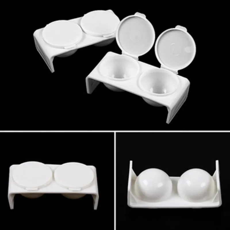 

Стакан с кристаллами для жидкости, белый инструмент для маникюра, чашка для карандашей с двойным отверстием, пластиковая чашка для карандаш...