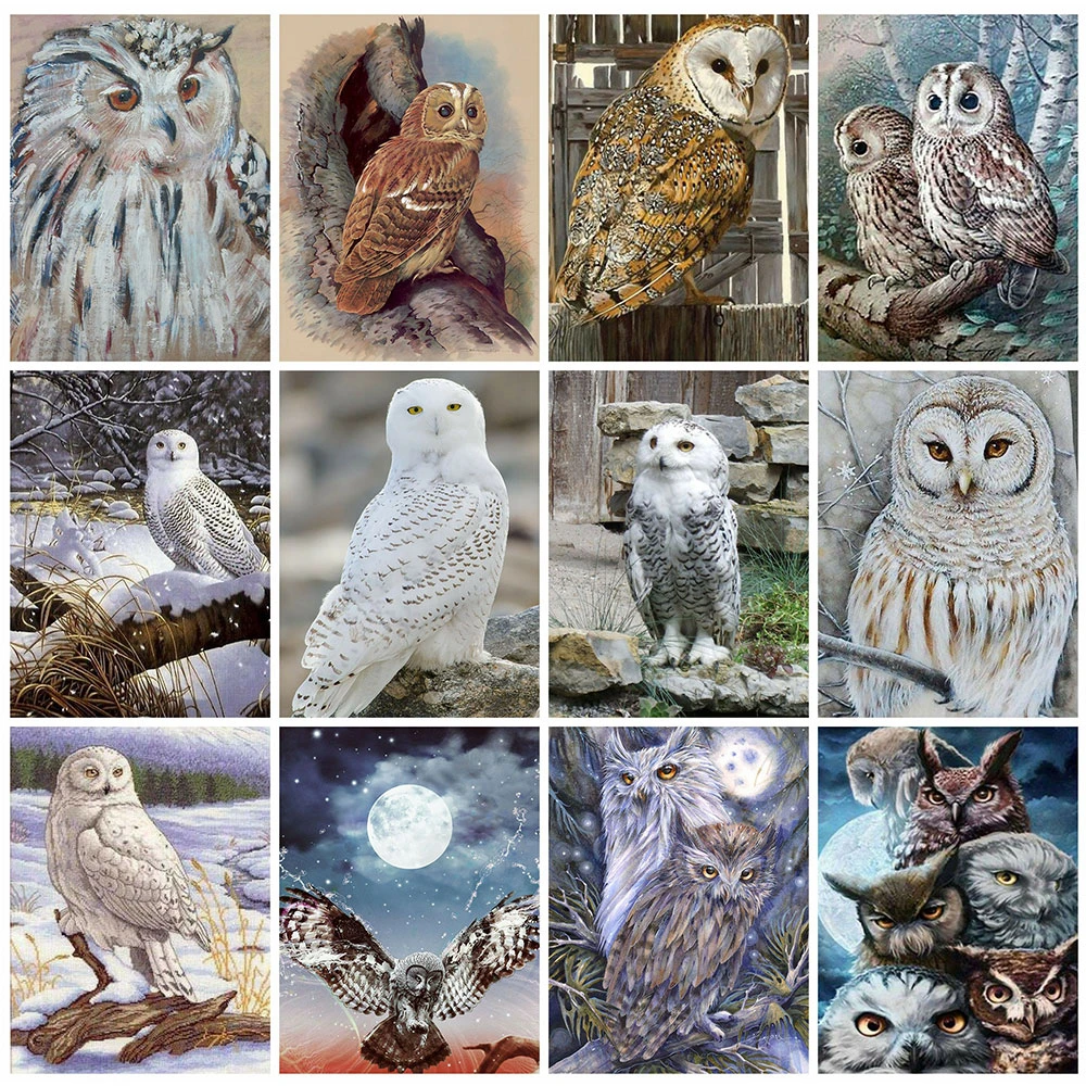 

5D DIY Diamond Painting Wolf Diamond Embroidery Snow Full Square Mosaic Home Decor Needlework
