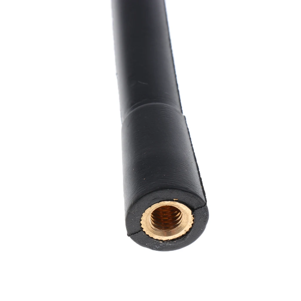 

Universal Car Truck 4'' Black Screw-On Stubby Mast AM FM Antenna Aerial