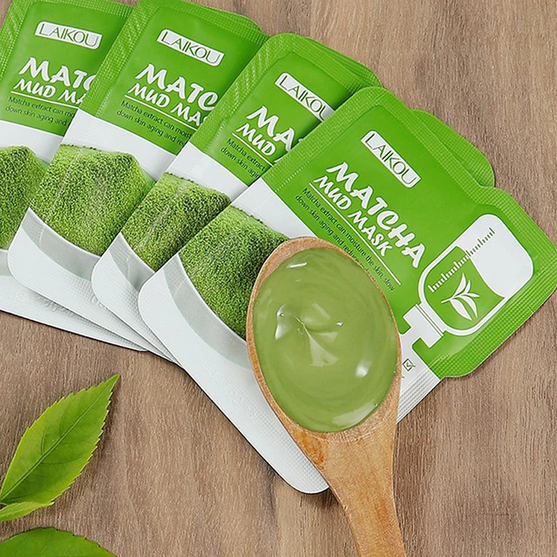 

LAIKOU Longjing Matcha Face Mask Anti-Aging Anti Wrinkle Tighten Whitening Moisturizing Night Repairing Face Care Beauty Product