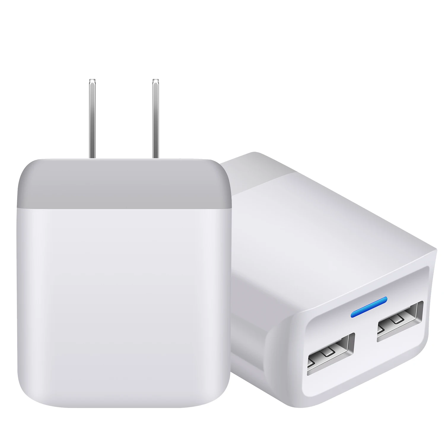 2 порта USB зарядное устройство ЕС США Великобритания штекер светодиодный дисплей 2.1A быстрый мобильный телефон настенное умное зарядное устройство для Iphone samsung Xiaomi планшет